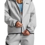 mini: Damska bluza treningowa rozpinana z kapturem Under Armour Unstoppable Fleece FZ - szara (2)