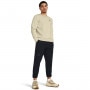 mini: Męska bluza treningowa nierozpinana bez kaptura Under Armour UA Unstoppable Flc Crew - kremowa (3)