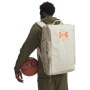 mini: Torba treningowa uniseks Under Armour UA Contain Duo MD BP Duffle - beżowa (1)