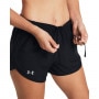 mini: Damskie spodenki do biegania Under Armour UA Fly By 3'' Shorts - czarne (4)