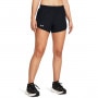 mini: Damskie spodenki do biegania Under Armour UA Fly By 3'' Shorts - czarne (2)