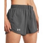 mini: Damskie spodenki do biegania Under Armour UA Fly By 3'' Shorts - szare (4)