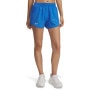 mini: Damskie spodenki do biegania Under Armour UA Fly By 3'' Shorts - niebieskie (2)