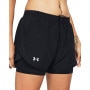 mini: Damskie spodenki do biegania Under Armour UA Fly By 2in1 Short - czarne (4)