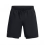 mini: Męskie spodenki do biegania Under Armour UA Launch 7'' 2-IN-1 Short - czarne (5)