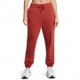 Damskie spodnie dresowe Under Armour UA Rival Terry Jogger - czerwone