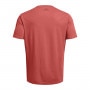 mini: Męski t-shirt z nadrukiem Under Armour UA Colorblock Wordmark SS - czerwony (4)