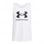 mini: Męski top z nadrukiem Under Armour UA Sportstyle Logo Tank - biały (3)