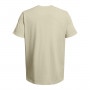 mini: Męski t-shirt z nadrukiem Under Armour UA HW LC Logo Repeat SS - beżowy (4)