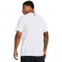 mini: Męski t-shirt z nadrukiem Under Armour UA Foundation Short Sleeve - biały (2)