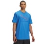  UNDER ARMOUR Męski tshirt z nadrukiem Under Armour UA Gl Foundation Update SS  niebieski Niebieski