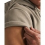 mini: Męska bluza treningowa nierozpinana z krótkim rękawem Under Armour Project Rock Q1 SS Icon Fleece HD - beżowa (3)
