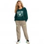 mini: Damskie spodnie treningowe Under Armour Projcet Rock Q1 HW Terry Pant - beżowe (1)