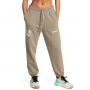mini: Damskie spodnie treningowe Under Armour Projcet Rock Q1 HW Terry Pant - beżowe (2)