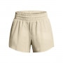 mini: Damskie spodenki treningowe Under Armour Flex Woven 3in Crinkle Sts - beżowe (5)