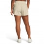 mini: Damskie spodenki treningowe Under Armour Flex Woven 3in Crinkle Sts - beżowe (3)