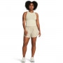 mini: Damskie spodenki treningowe Under Armour Flex Woven 3in Crinkle Sts - beżowe (1)
