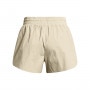 mini: Damskie spodenki treningowe Under Armour Flex Woven 3in Crinkle Sts - beżowe (6)