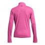 mini: Damski longsleeve treningowy Under Armour Tech Textured 1/2 Zip - różowy (4)
