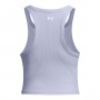 Damski top treningowy Under Armour Meridian Rib Crop Tank - fioletowy 