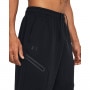 Męskie spodnie treningowe Under Armour Unstoppable Flc Baggy Crop - czarne