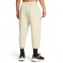 Męskie spodnie treningowe Under Armour Unstoppable Flc Baggy Crop - kremowe