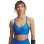  UNDER ARMOUR Biustonosz treningowy Under Armour UA Infinity Low 2.0 Bra  niebieski Niebieski