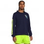 mini: Męski longsleeve z nadrukiem Under Armour UA Run Anywhere Ls - granatowy (1)