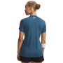 mini: Damska koszulka treningowa Under Armour Tech SSC- Twist - granatowa (2)