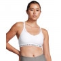 Biustonosz treningowy Under Armour UA Crossback Low Bra - biały