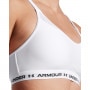 Biustonosz treningowy Under Armour UA Crossback Low Bra - biały