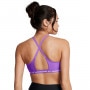 Biustonosz treningowy Under Armour UA Crossback Low Bra - fioletowy