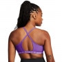 Biustonosz treningowy Under Armour UA Crossback Low Bra - fioletowy