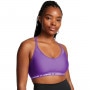 Biustonosz treningowy Under Armour UA Crossback Low Bra - fioletowy