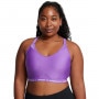 Biustonosz treningowy Under Armour UA Crossback Low Bra - fioletowy