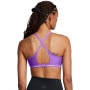 Biustonosz treningowy Under Armour UA Crossback Low Bra - fioletowy