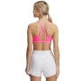 mini: Biustonosz treningowy Under Armour UA Crossback Low Bra - różowy (10)