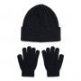 mini: Dziewczęcy zestaw czapka zimowa i rękawiczki Under Armour G Beanie/Glove Combo - czarne (2)