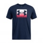 mini: Męski t-shirt z nadrukiem Under Armour UA M Boxed Sports Updated Ss - granatowy (3)