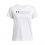 mini: Damski t-shirt z nadrukiem Under Armour UA Big Logo Pack Short Sleeve -biały (3)