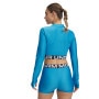 mini: Damski longsleeve treningowy Under Armour Heatgear Rib 1/4 Zip Ls - niebieski (2)