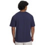 mini: Męski t-shirt z nadrukiem Under Armour UA M Hw Os Branded Ss - granatowy (2)
