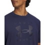 mini: Męski t-shirt z nadrukiem Under Armour UA M Hw Os Branded Ss - granatowy (3)
