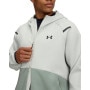 mini: Męska bluza dresowa rozpinana z kapturem Under Armour UA Unstoppable Fleece Full-Zip - zielona (3)