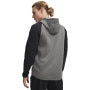 mini: Męska bluza dresowa rozpinana z kapturem Under Armour UA Unstoppable Fleece Full-Zip - szara (2)