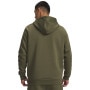 mini: Męska bluza dresowa nierozpinana z kapturem Under Armour UA Icon Fleece Hd Taping - khaki (2)