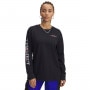 mini: Damski longsleeve z nadrukiem Under Armour Project Rock W LS Campus T Q1 - czarny  (1)