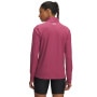 mini: Damski longsleeve treningowy Under Armour Tech Rib 1/2 Zip - różowy (2)
