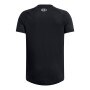 mini: Chłopięca koszulka treningowa Under Armour UA Tech Graphic SS - czarna (2)
