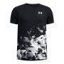 mini: Chłopięca koszulka treningowa Under Armour UA Tech Graphic SS - czarna (1)